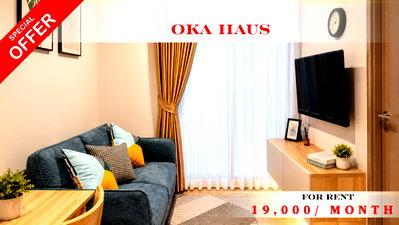 Condos for rent : 🔥✨ Best Value For Rent 📌 OKA HAUS Sukhumvit 36  (Line: @rent2022) | Prime Sukhumvit 36 | Beautiful Room  ✨ Ready to move in! ✨ 📌 Ref Code: A01877