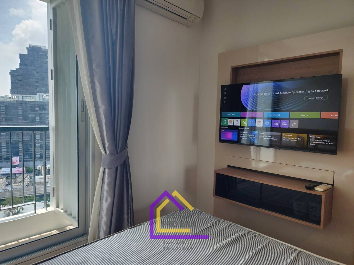 รูป 🔥 ปล่อยเช่าด่วน! Rhythm Sathorn (ริธึ่ม สาทร) ชั้น 25+ วิวเมืองสวยสะกดตา ใกล้ BTS สะพานตากสิน - รูปที่ 6/14