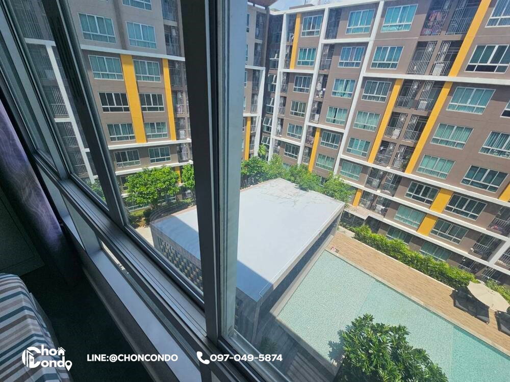 รูป DCondo ดีคอนโด ชั้น6 ตึกD  ------------วิวสระ------------Tel 097-049-5874 (Line: @choncondo มี@ด้วย) - รูปที่ 15/16
