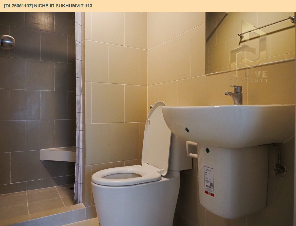 รูป DL26051107 ให้เช่าคอนโด นิช ไอดี สุขุมวิท 113 (Niche id Sukhumvit 113) ใกล้ BTS สำโรง พร้อมเข้าอยู่ โทรด่วน 0653619502 LineID @217jgcbp - รูปที่ 6/6