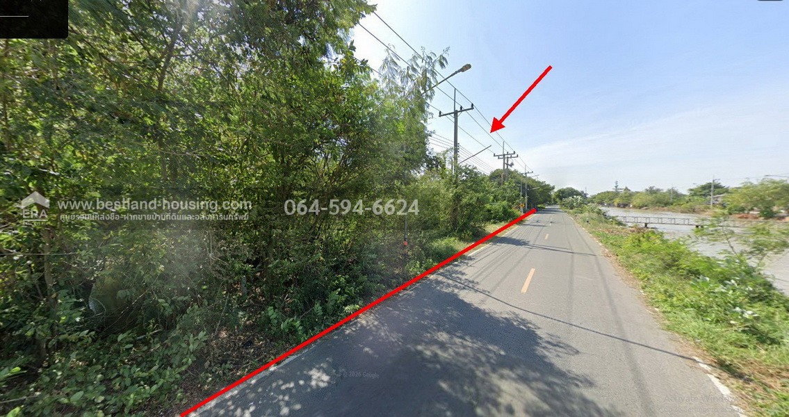 รูป ขายที่ดิน เนื้อที่ 49 ไร่ ย่านวังน้อย ใกล้วัดชูจิตธรรมาราม ติดถนนพหลโยธินและหลังติดคลองส่งน้ำ - รูปที่ 3/6