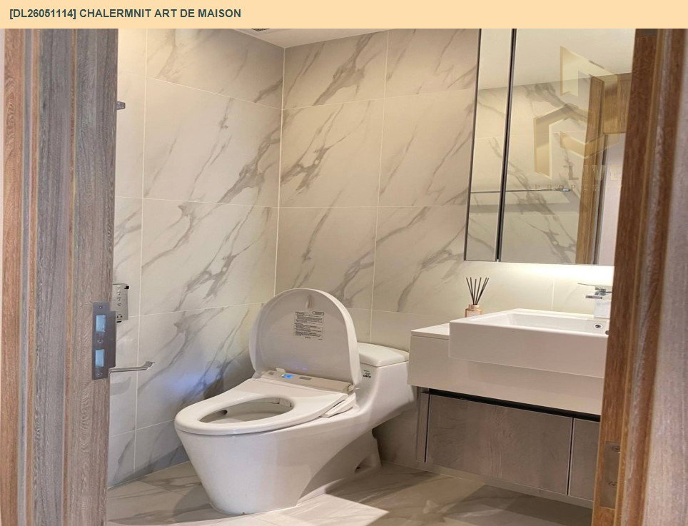 รูป DL26051114 ให้เช่าคอนโด เฉลิมนิจ อาร์ต เดอ เมซง สุขุมวิท 53 (Chalermnit Art De Maison) ใกล้ - พร้อมเข้าอยู่ โทรด่วน 0653619502 LineID @897iyzll - รูปที่ 8/10