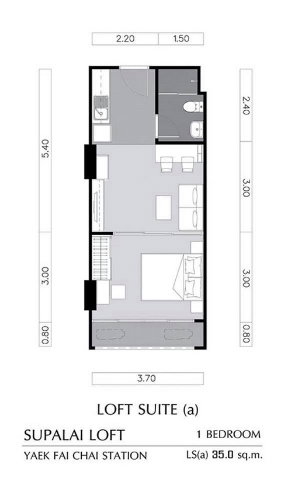 รูป 💥💥ให้เช่า!! คอนโด Supalai Loft Yaek Faichai Station 1Bed 35 ตรม.ชั้น 7 พร้อมเฟอร์และเครื่องใช้ไฟฟ้าครบ (พร้อมอยู่ 1/7/69) สนใจ Line: @atfirm💥💥 - รูปที่ 9/9