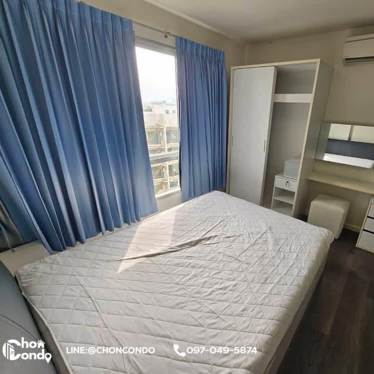 รูป DCondo ดีคอนโด ชั้น7 ตึกA ------ ห้องว่าง 02 ก.ค. 2569 -----มีเครื่องซักผ้า-------Tel 097-049-5874 (Line: @choncondo มี@ด้วย) - รูปที่ 2/12