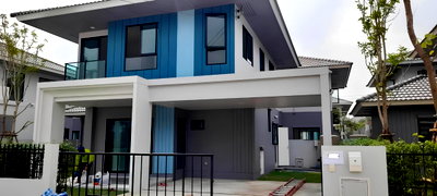 Houses for sale Bang Yai Nonthaburi : 🔥 2-story detached house for sale near Central WestGate and MRT Purple Line 🔥 Anasiri Bangyai