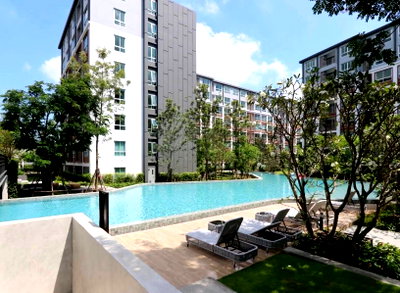 Condos for sale 700 Year Sports Arena Chiang Mai : 🌅🏢 D Condo Ping for Sale – Pool & Garden View, Prime Location Near Central Festival Chiang Mai ✨