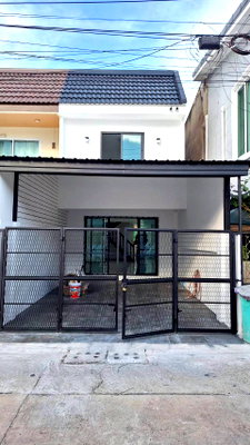 ทาวน์โฮม วิทยาลัยอาชีวศึกษาธนบุรี : ขายบ้าน ซอยบางแวก95 สาย2 ใกล้ตลาดสี่แยกทศกัณฑ์ 400 เมตร
