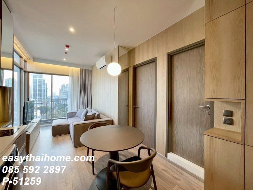 รูป P-51259 — ให้เช่าคอนโด ชั้น 14 RHYTHM Ekkamai Estate ใกล้ BTS เอกมัย 085-592-2897 Line: @easythaihome - รูปที่ 3/8
