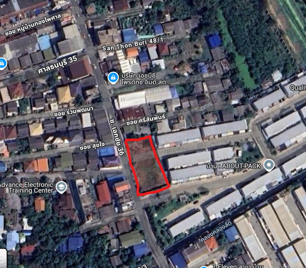 รูป ืพื้นที่บางแค ซอยกำนันแม้น ในซอยโครงการจัดสรรค์ สามโครงการ - รูปที่ 1/10