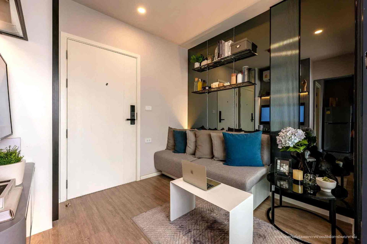 รูป ขายห้องตัวอย่าง Blue Sukhumvit 89 24 ตรม. ตกแต่งครบ พร้อมเข้าอยู่ - รูปที่ 2/7
