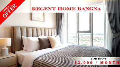 Condos for rent : 🌸✨ Beautiful Condo For Rent 📍 Regent Home Bangna (Line: @rent2022) | Prime Bang Na Location  ✨Ready to Move In! ✨  📌 Ref Code: A10744