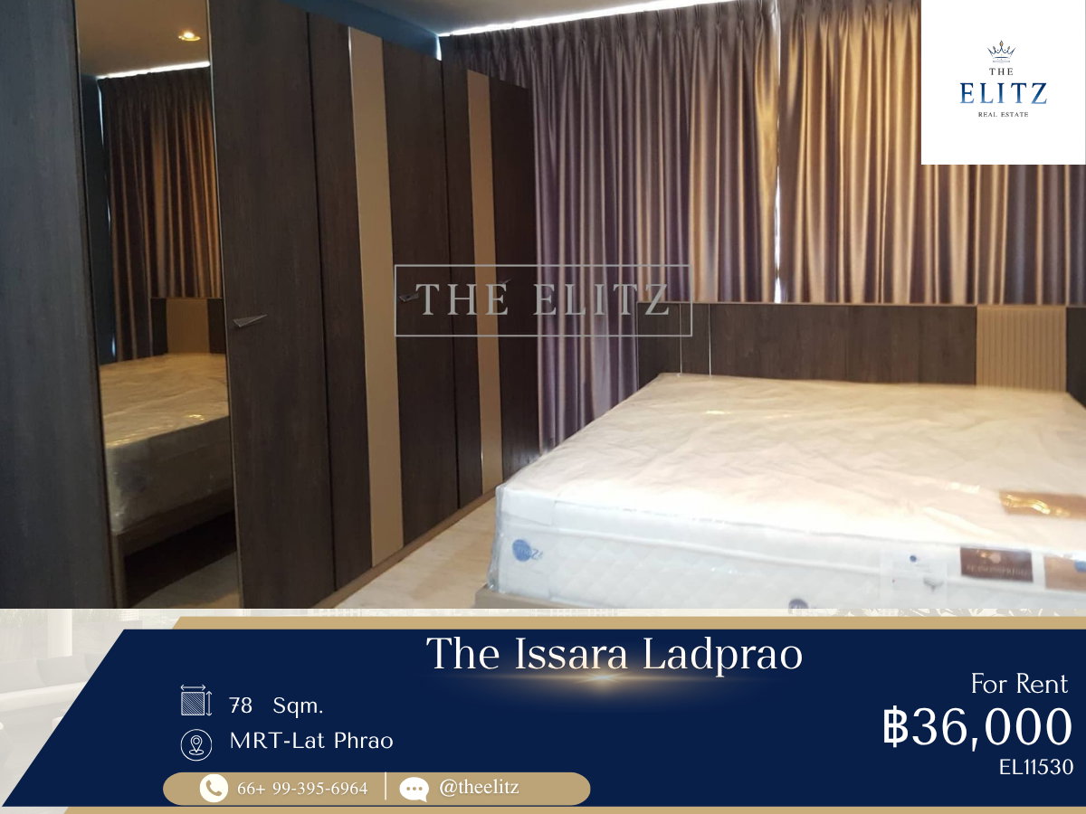 รูป ✨For Rent | ความเรียบหรูที่มาพร้อมกับวิวมุมสูงแบบพาโนรามาที่ The Issara Ladprao - รูปที่ 1/18