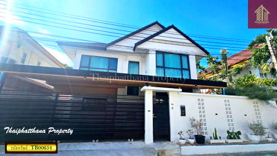 ขายบ้านเดี่ยว : หมู่บ้านกรองทอง พาวิลเลี่ยน เฉลิมพระเกียรติ ร.9 บ้านเดี่ยวรีโนเวทใหม่ สวย หรู มีสไตล์