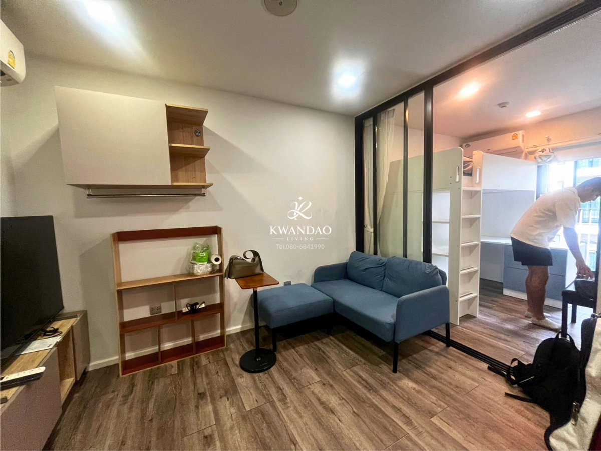 รูป ให้เช่า Atmoz Ratchada-Huai Khwang | ห้องใหญ่ 1Bed Plus เฟอร์ครบพร้อมอยู่ ด่วน! - รูปที่ 5/10