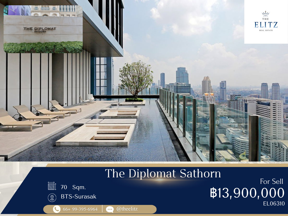 รูป ✨For Sell |  The Diplomat Sathorn สัมผัสที่สุดแห่งความหรูหราสง่างามสไตล์ยุโรปคลาสสิก - รูปที่ 1/12