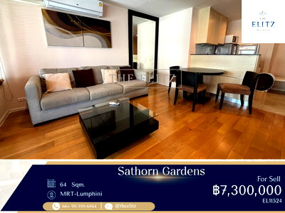 ขายคอนโด : ✨For Sell | Sathorn Garden  การพักผ่อนอย่างมีระดับและความสะดวกสบายระดับพรีเมียม