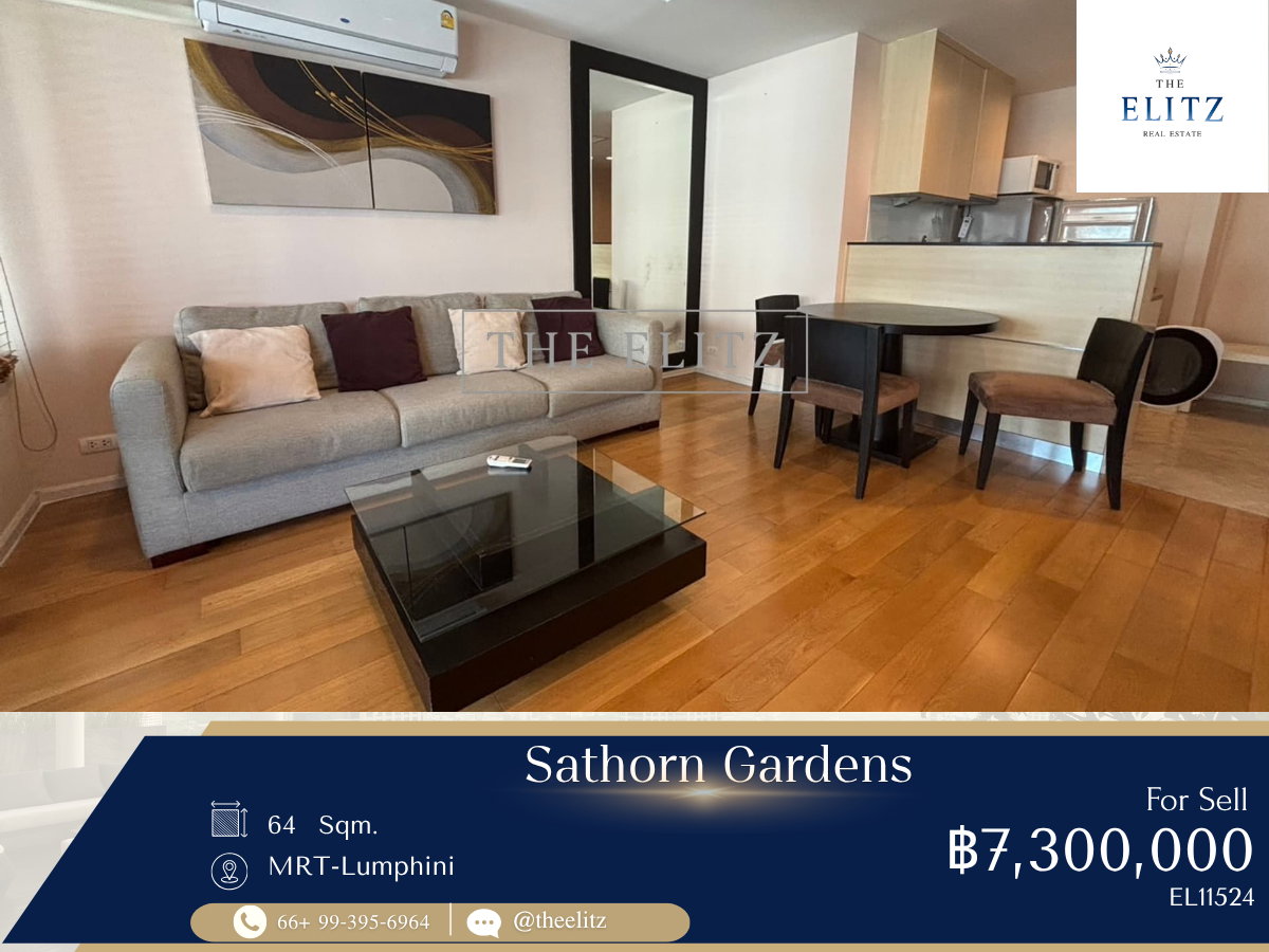 รูป ✨For Sell | Sathorn Garden  การพักผ่อนอย่างมีระดับและความสะดวกสบายระดับพรีเมียม - รูปที่ 1/14