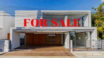 Houses for sale Chiang Mai Police Station : S-102 🌆 🔥 A well-located detached house near the city, offering a peaceful atmosphere, ideal for both living and investment.