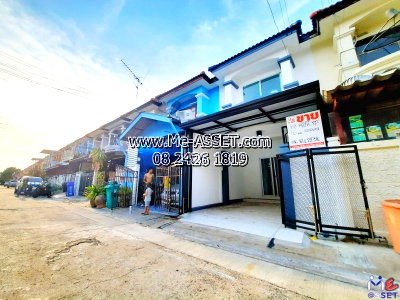 ทาวน์โฮมให้เช่า : ให้เช่าทาวน์เฮ้าส์รีโนเวทใหม่ ใกล้ MRT คลองบางไผ่ ตลาดมนวดี บ้านกล้วย–ไทรน้อย | มบ.นริศา