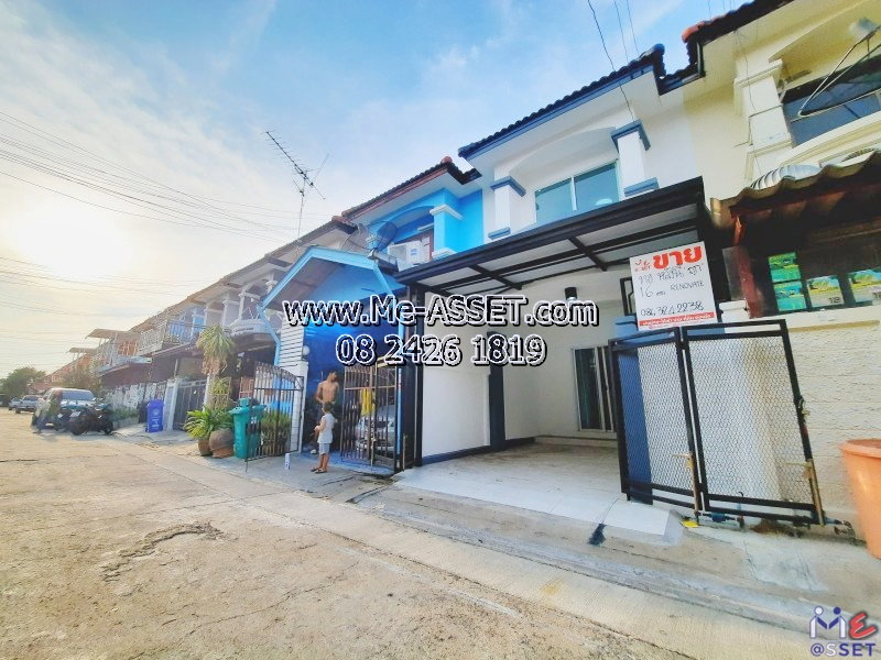รูป ให้เช่าทาวน์เฮ้าส์รีโนเวทใหม่ ใกล้ MRT คลองบางไผ่ ตลาดมนวดี บ้านกล้วย–ไทรน้อย | มบ.นริศา - รูปที่ 1/21