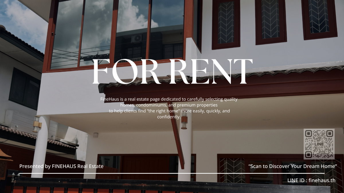 รูป R-080 🏠 บ้านให้เช่าใกล้นิมมาน🐶 🐈 น้ำไม่ท่วม เดินทางสะดวกสุดๆ🚶🚘 - รูปที่ 1/39