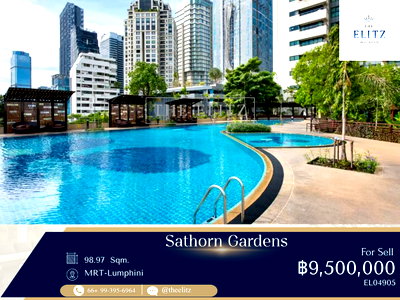 ขายคอนโด : ✨For Sell | Sathorn Garden ที่สีเขียว ใจกลางเมือง ด้วยศักยภาพแห่งทำเลและความหรูหรามีสไตล์