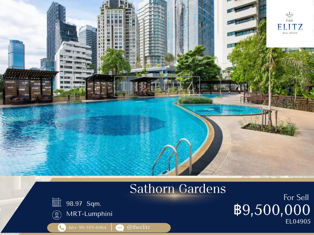 รูป ✨For Sell | Sathorn Garden ที่สีเขียว ใจกลางเมือง ด้วยศักยภาพแห่งทำเลและความหรูหรามีสไตล์ - รูปที่ 1/13