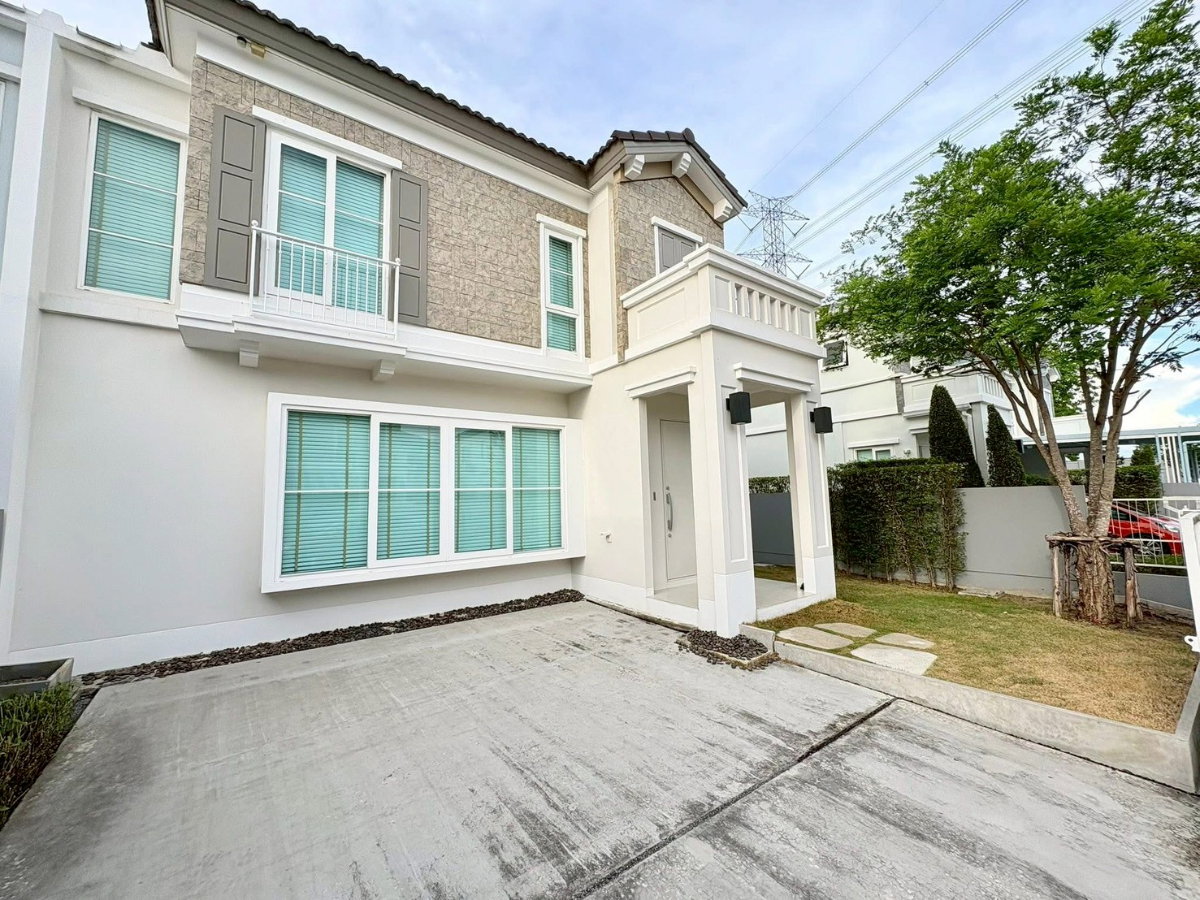 รูป ให้เช่าบ้านแฝด Anya Bangna–Ramkhamhaeng 2 บ้านแฝดวิวสวน เป็นส่วนตัว เฟอร์นิเจอร์ครบ พร้อมเข้าอยู่ Pet Friendly เลี้ยงสุนัขและแมวได้ - รูปที่ 2/15