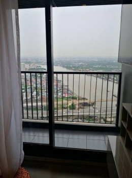 picture Condo for RENT/SALE : The Politan Rive 𝐒𝐢𝐳𝐞 : 52.30 sqm. 𝐓𝐲𝐩𝐞 : 2 bed 2 Bath / River View 𝐅𝐥𝐨𝐨𝐫 : 45th Fully furnished - 8/12