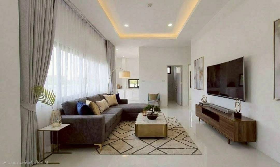 รูป ขายบ้านสร้างสร้างเดี่ยวสร้างใหม่ดอนแก้ว พื้นที่ 120 ตร.ม. 3 ห้องนอน - รูปที่ 1/16