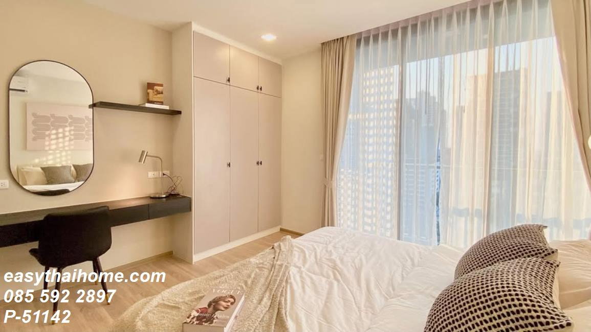 รูป P-51142 — ให้เช่าคอนโด ชั้น 10 XT Phayathai ใกล้ BTS พญาไท 085-592-2897 Line: @easythaihome - รูปที่ 4/7