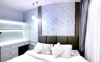 Condos for rent : High-Floor 1-BR 35 Sqm At Life Asoke Rama 9, 300m To MRT Phra Ram 9 (ID 2678375)