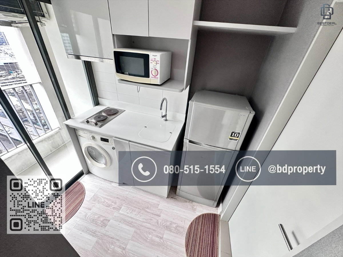 รูป Bestdeal ขายด่วน ราคาต่ำกว่าตลาด Studio 22 sqm.ขายเพียง 2.9 ล้านเท่านั้น ดูลงทุนไม่ควรพลาด ใกล้MRT และ เซ็นทรัลพระราม 9 เพียง 80 ม. - รูปที่ 10/13