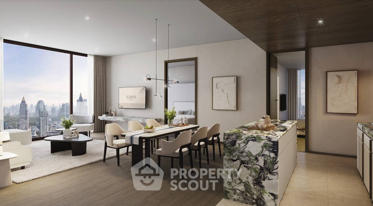 รูป คอนโด 2 ห้องนอน 117 ตร.ม. ชั้น 19 | ROMM CONVENT | ใกล้ BTS ศาลาแดง 400 ม. (ID 1291662) - รูปที่ 4/32