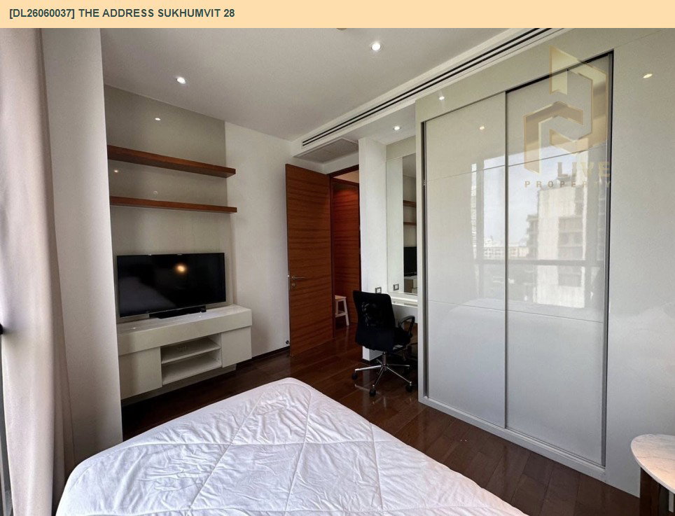 รูป DL26060037 ให้เช่าคอนโด ดิ แอดเดรส สุขุมวิท 28 (The Address Sukhumvit 28) ใกล้ BTS พร้อมพงษ์ พร้อมเข้าอยู่ โทรด่วน 0653619502 LineID @217jgcbp - รูปที่ 8/11