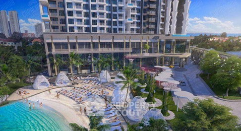 คอนโด 2 ห้องนอน 110 ตร.ม. ชั้น 22 Copacabana Coral Reef (ID 1540797)
