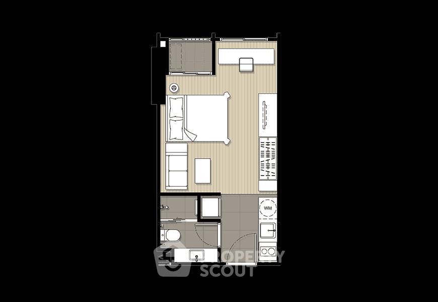 รูป 1 ห้องนอน 27 ตร.ม. ไอดีโอ สาทร-วงเวียนใหญ่ ชั้น 24 ใกล้ BTS วงเวียนใหญ่ 200 ม. (ID 1147365) - รูปที่ 13/15