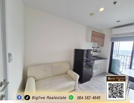 A69-035✨ Condo for Rent: Plum Condo Central Station, 2 Air Conditioners, Washing Machine, First Building, Next to Central Westgate and BTS Skytrain✨