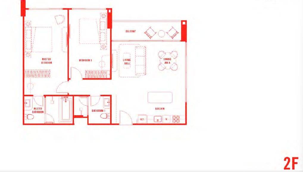 รูป คอนโด 2 ห้องนอน ขายได้ พร้อมสัตว์เลี้ยง The Standard Residences Hua Hin (ID 1500034) - รูปที่ 7/7