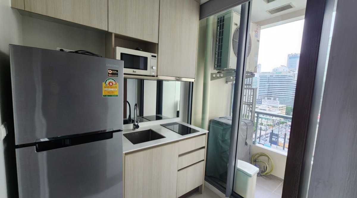 รูป ✨ ให้เช่า คอนโด Q Asoke 1 นอน 30 ตรม ชั้น 14 ใกล้MRTเพชรบุรี 22000 บาท 🏡💖 - รูปที่ 6/8