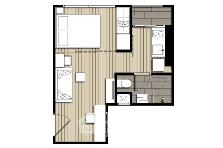picture 31st-Floor 1-BR 30 Sqm Condo For Sale, Ideo Mobi Sathorn Near BTS Krung Thon Buri 80m (ID 347314) - 10/12