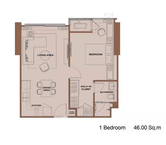 รูป คอนโด 1 ห้องนอน 46 ตร.ม. ชั้นสูง ที่ อานิล สาทร 12 ใกล้ BTS เซนต์หลุยส์ 100 ม. (ID 1344334) - รูปที่ 7/7