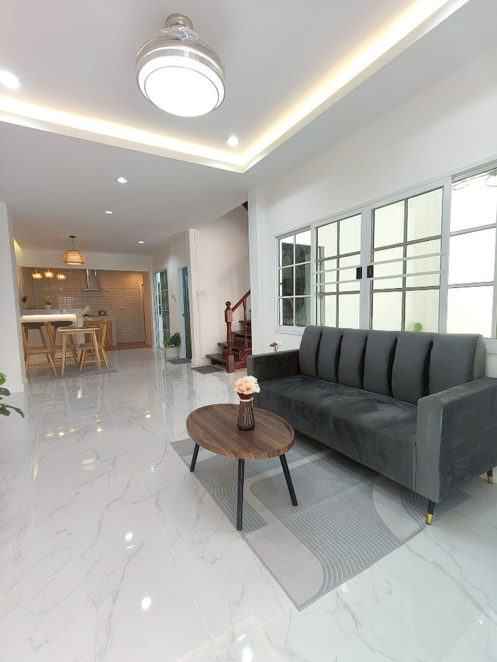 รูป ทาวน์เฮ้าส์ คลองสามวา เลียบคลองสอง ม.วรารักษ์ นัดชมบ้าน 085-318-6868📞คุณวา - รูปที่ 7/27