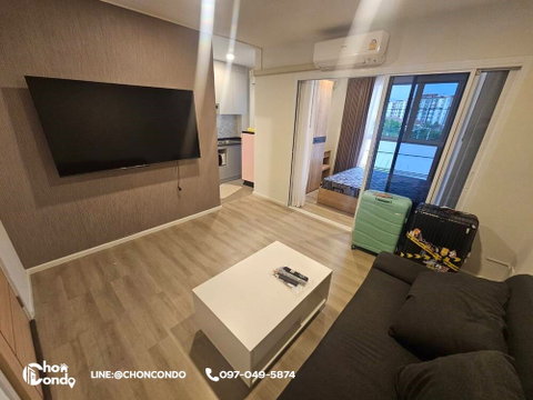 Centro Condo Bangsaen ตึกB ชั้น4 ------ ห้องว่าง 15 มิ.ย. 2569 -------Tel 097-049-5874 (Line: @choncondo มี@ด้วย)
