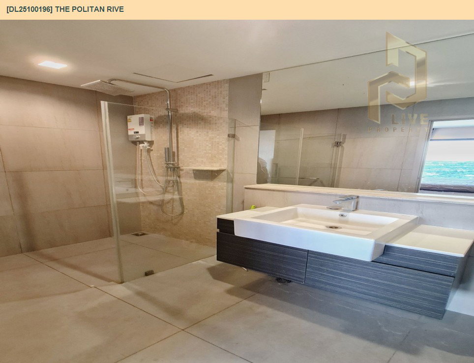 รูป DL25100196 ให้เช่าคอนโด เดอะ โพลิแทน รีฟ (The Politan Rive) ใกล้ MRT พระนั่งเกล้า พร้อมเข้าอยู่ โทรด่วน 0614453194 LineID @952jdxxk - รูปที่ 8/9