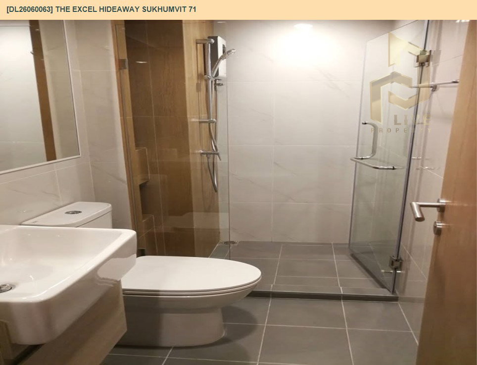 รูป DL26060063 ให้เช่าคอนโด ดิ เอ็กเซล ไฮด์ อะเวย์ สุขุมวิท 71 (The Excel Hideaway Sukhumvit 71) ใกล้ BTS อ่อนนุช พร้อมเข้าอยู่ โทรด่วน 0638692663 LineID @138fpvll - รูปที่ 6/6