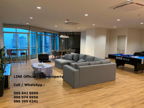 ให้เช่า PENTHOUSE, Baan Sathorn ChaoPraya เจริญนคร 4 ห้องนอน ใกล้ BTS SaphanTaksin ICONSIAM