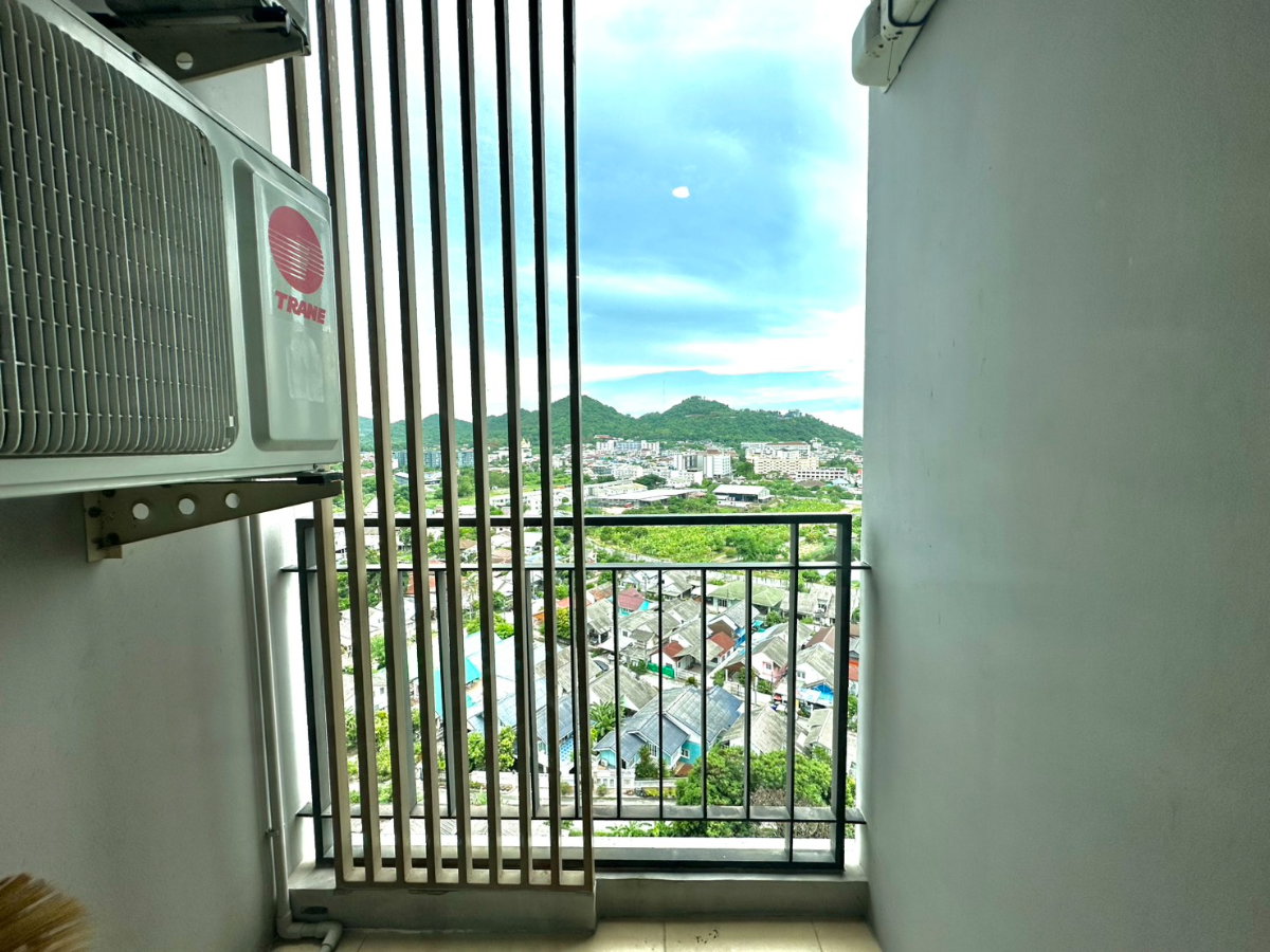 รูป ให้เช่า : Plus condo 1 ห้องนอน วิวทะเล - ตกแต่งสวย พร้อมเข้าอยู่ - 9,000 เท่านั้น - รูปที่ 4/19