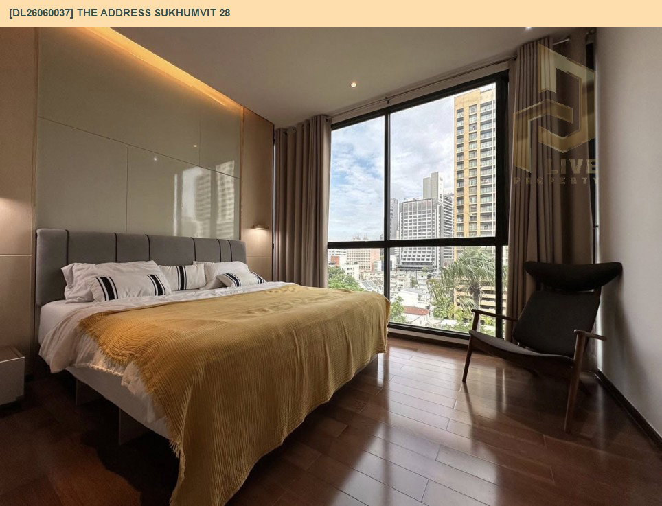 รูป DL26060037 ให้เช่าคอนโด ดิ แอดเดรส สุขุมวิท 28 (The Address Sukhumvit 28) ใกล้ BTS พร้อมพงษ์ พร้อมเข้าอยู่ โทรด่วน 0653619502 LineID @217jgcbp - รูปที่ 4/11