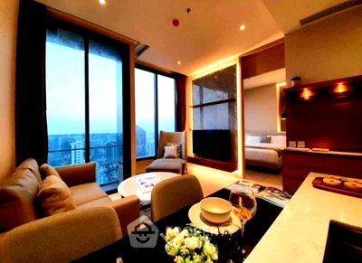 คอนโดให้เช่า : คอนโด 1-ห้องนอน ที่ ดิ เอส อโศก ใกล้ MRT สุขุมวิท (ID 2803703)